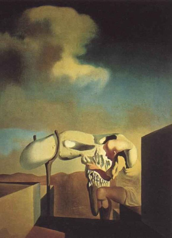 average atmospherocepalic bureaucrat in the act of milking a cranial harp 1933.jpg